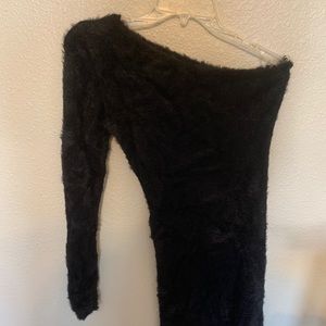 Fuzzy Bodycon FashionNova Dress